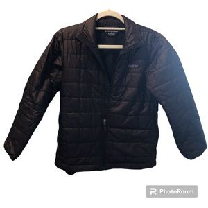 Patagonia - boys size 10/medium. Light weight but warm jacket. No rips or holes.